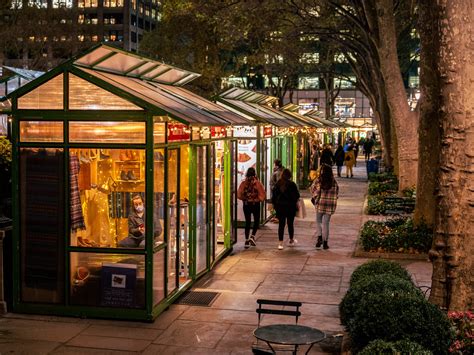 The Bryant Park Winter Village Guide With Opening Dates Times