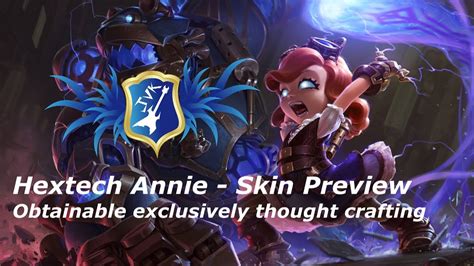 Lol Hextech Annie Skin Preview Hextech Crafting Only Youtube