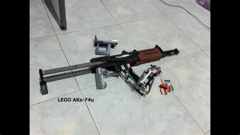 Lego Aks 74u Krinkov With Underfold Stock Working Youtube