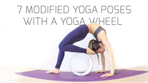 You can do these anywhere and anytime to decrease tension and improve range of motion! 7 Modified Yoga Poses with a Yoga Wheel - YouTube | Yoga ...