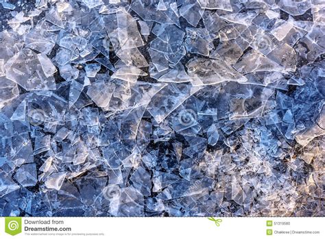 Cracked Cool Ice Texture In Icelandits Broken Stock Photo Image Of