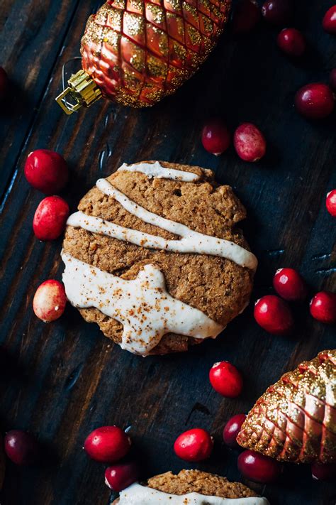 They delight our eyes and our taste buds with holiday recipes we these are terrific made with crunchy peanut butter as well as smooth, and you can make this dough ahead of time and refrigerate it or freeze it until you. Spiced Vegan Christmas Cookies w/ Vanilla Almond Cream ...