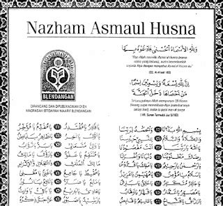 Download Nadhom Asmaul Husna Pdf - Contoh Makalah