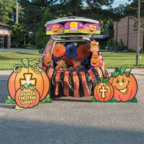 Christian Pumpkin Trunk Or Treat Grand Decorating Kit 1000 Trunk Or