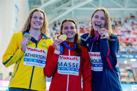 Kylie Masse Wins Second Straight 100m Backstroke Title At The Fina Worlds Team Canada