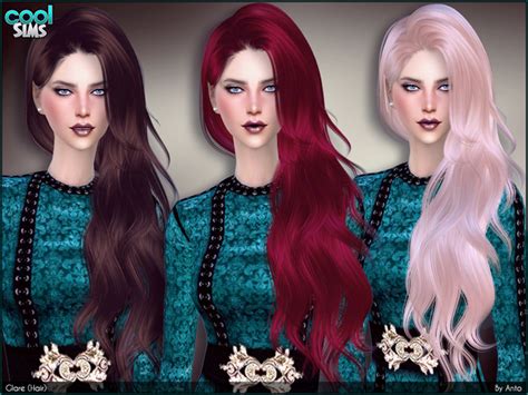 Glare Hair By Anto At Tsr Sims 4 Updates