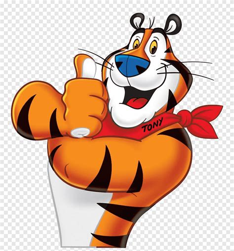 Free Download Frosted Flakes Tony The Tiger Breakfast Cereal Kelloggs Tiger Png Pngegg
