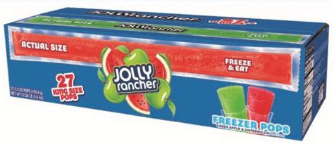 Jolly Rancher Giant Freezer Pops Shop Bars And Pops At H E B