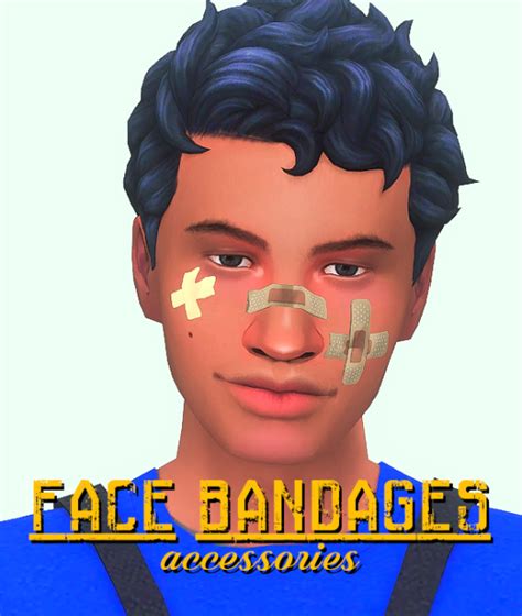 Face Bandages Sims 4 Toddler Sims Sims 4