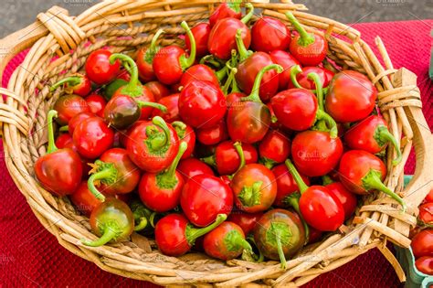 Hot cherry peppers containing fresh, healthy, and organic | High ...
