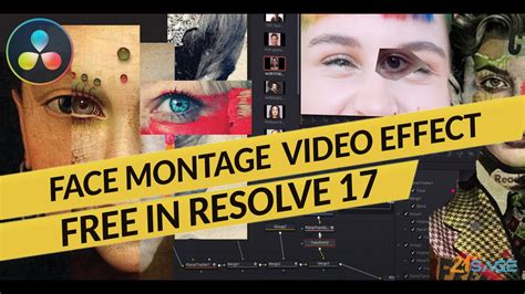 How To Face Montage Effect Inside Davinci Resolve Tutorial Youtube