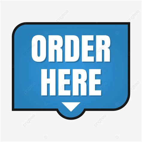 Order Here Vector Order Here Labels Business Png And Vector With
