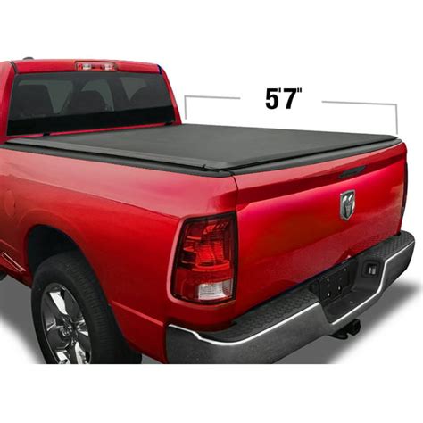 Soft Roll Up Truck Bed Tonneau Cover For 2009 2019 Dodge Ram 1500 2019
