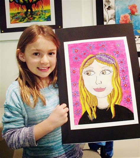 Art For Life 4 Kids Great Self Portrait By One Of My Very Talented