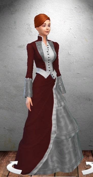 Victorian Dress Sims 4 Dresses Victorian Skirt Victorian Dress