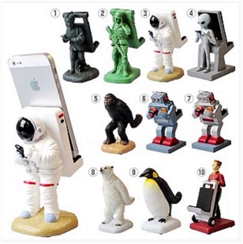Astronaut Spaceman Animal Porter Cute Funny Mobile Phone Stand Holder