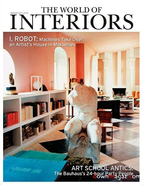 The World Of Interiors August 2012 Download Pdf Magazines
