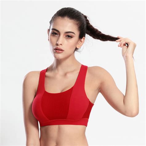 New Style Women Ladies Breathable Sports Yoga Fitness Padded Bra Running Push Up Seamless