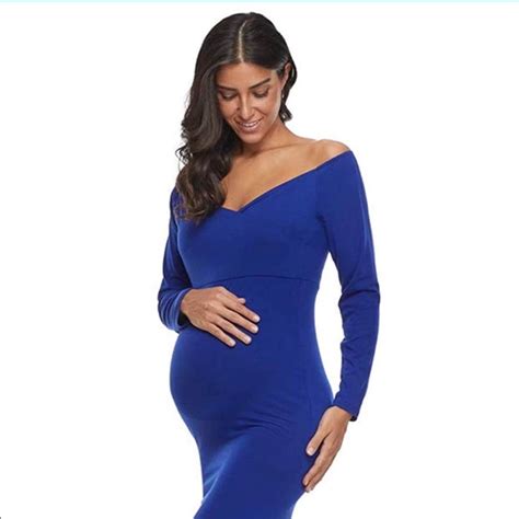 Dresses Royal Blue Formal Maternity Dress Poshmark