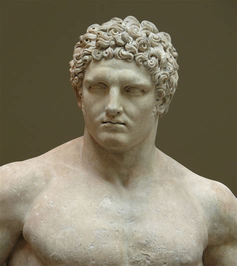 Ancient Roman Marble Statue Of A Youthful Hercules Early Imperial