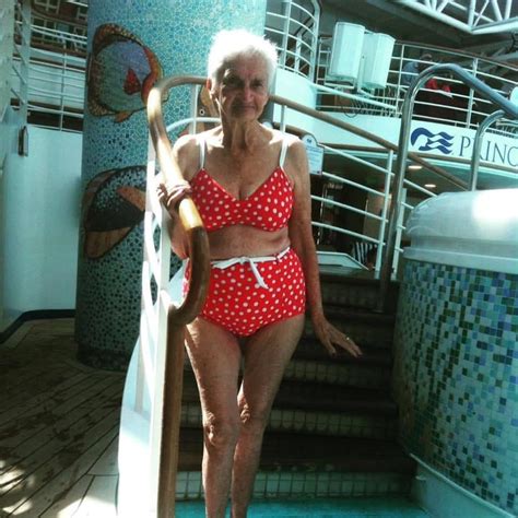 in praise of the 90 year old woman who shows you can wear a bikini at any age