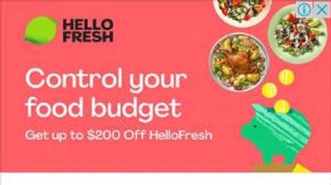 Hellofresh Fresh Ingredients Delivered Weekly Ad Bigdatr