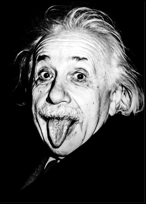 Albert Einstein Tongue Poster Posteryard Snygga Posters Online