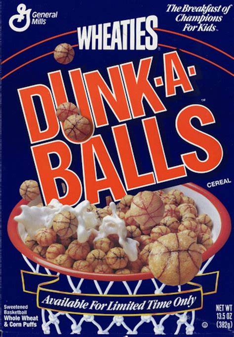 Wheaties Dunk A Balls 26 Cereals From The 90s Youll Never Be Able
