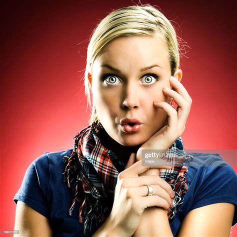 Surprised Woman High Res Stock Photo Getty Images