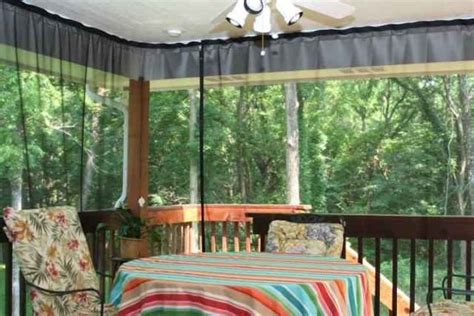 Amazing Front Porch Mosquito Netting Egress Window Treatments