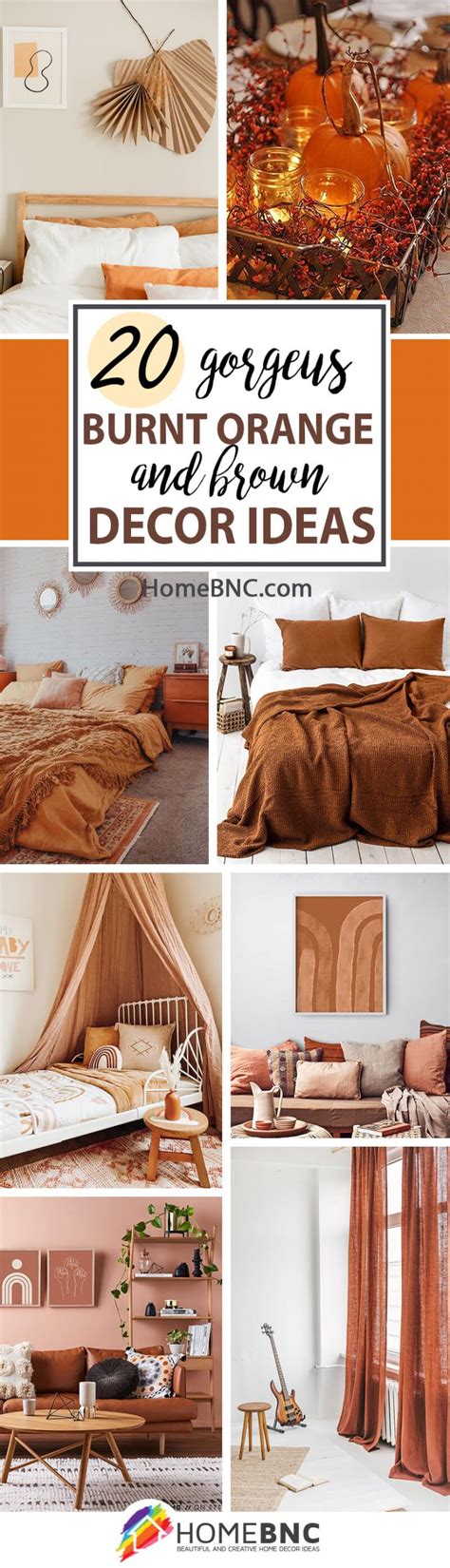 20 Best Burnt Orange And Brown Home Decor Ideas For 2021
