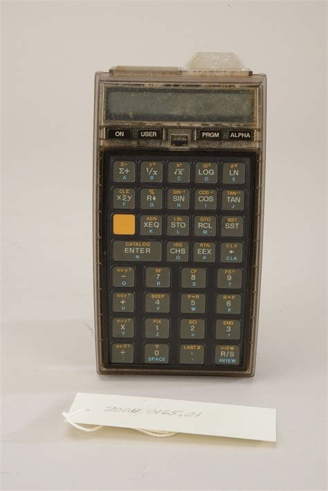 Hewlett Packard Hp 41x Handheld Electronic Calculator Engineering Model National Museum Of