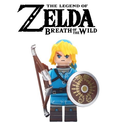 New Link Zelda Breath Of The Wild Lego Minifigures Block Toy T For