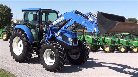 New Holland T4115 4x4 Tractor With Cab And Loader For Sale By Mast