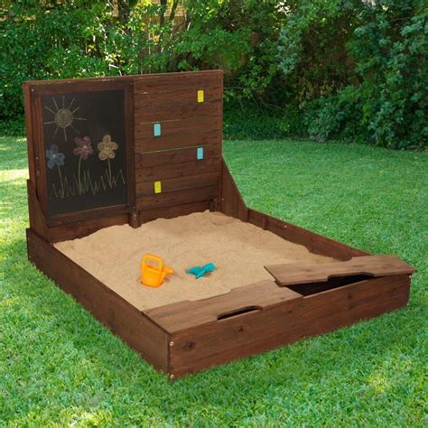 Kidkraft Backyard Sandbox Amazon Com Kidkraft Wooden Backyard Sandbox