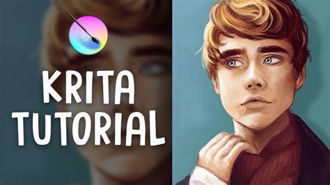 How To Paint In Krita Digital Art Tutorial Jenna Drawing Youtube