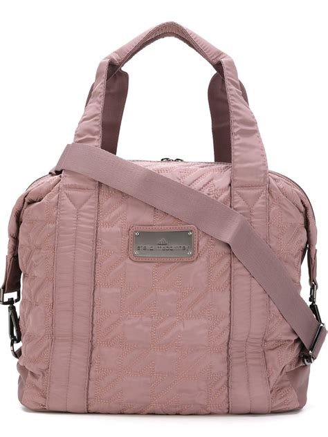 Lyst Adidas By Stella Mccartney Quilted Sports Bag In Pink