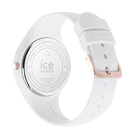 Ice Watch Ice Glam White Rose Gold Montre Blanche Pour Femme Avec
