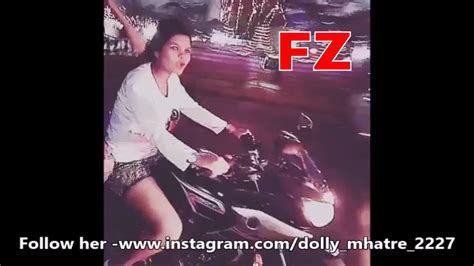 girl riding bike fz motovlog india youtube