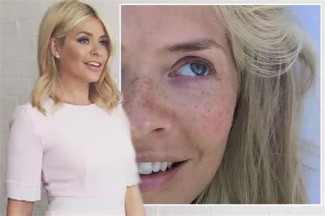 Holly Willoughby Stuns In Bare Faced Selfie And Shows Off Freckles After Soaking Up Some Rays