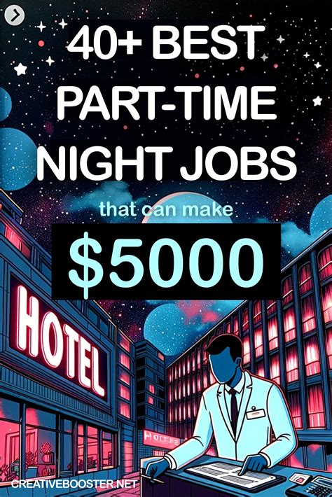 40 Best Part Time Night Jobs To Earn At The Evening Creativebooster