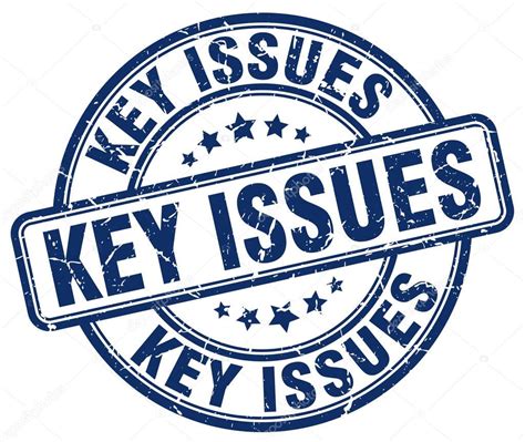 Key issues blue grunge stamp — Stock Vector © Aquir014b #129729818