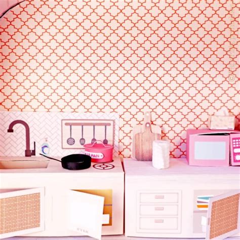 Free Doll House Wallpaper Printables And How To Make Them Paperish