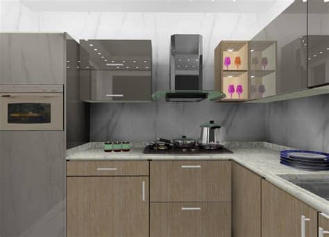 This is the distance between the sink, stove thus, the kitchen designs are given much importance. L shaped Modular Kitchen Designs in Delhi NCR | Kitchen ...