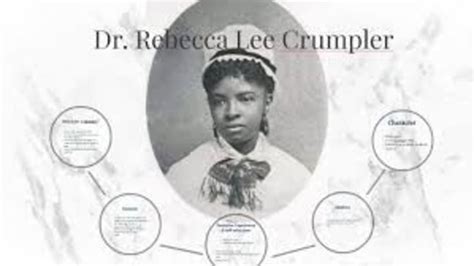 Rebecca Crumpler The First African American Female Doctor Viva