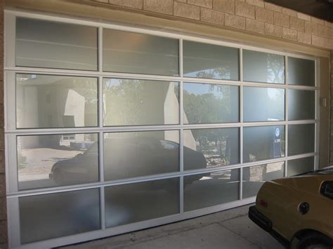Contemporary Frosted Glass Garage Door Flickr Photo
