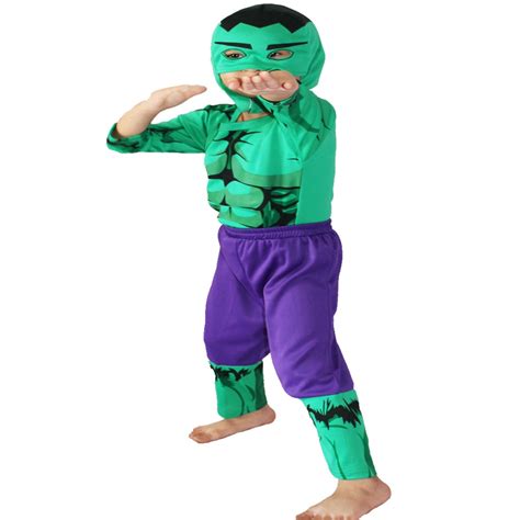 Disfrace Carnaval Boy Hulk Costumes Halloween Costume For Kids Children