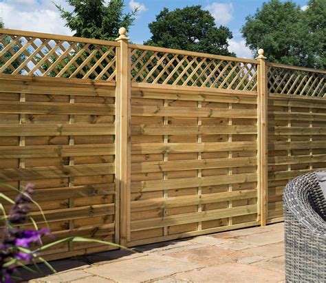 Rowlinson Halkin 6 X 6 Ft Fence Panel Garden Fence Panels Fence