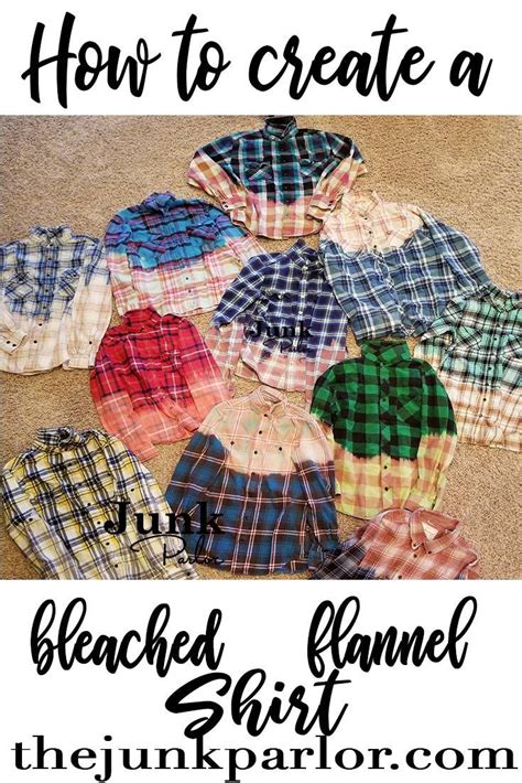 How To Create A Bleached Flannel Shirt This Video Will Show You How To