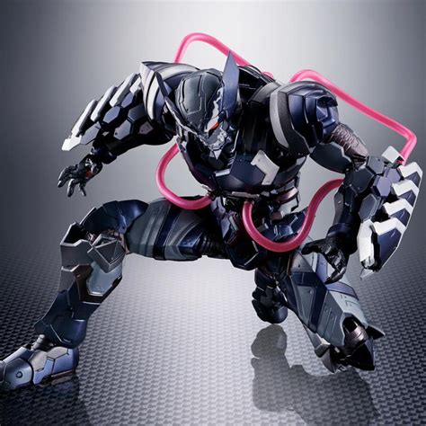 Marvel Tech On Venom Symbiote Wolverine Shfiguarts Action Figure